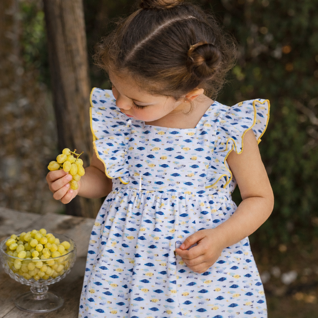 Vestido sardines tirantes con espalda descubierta