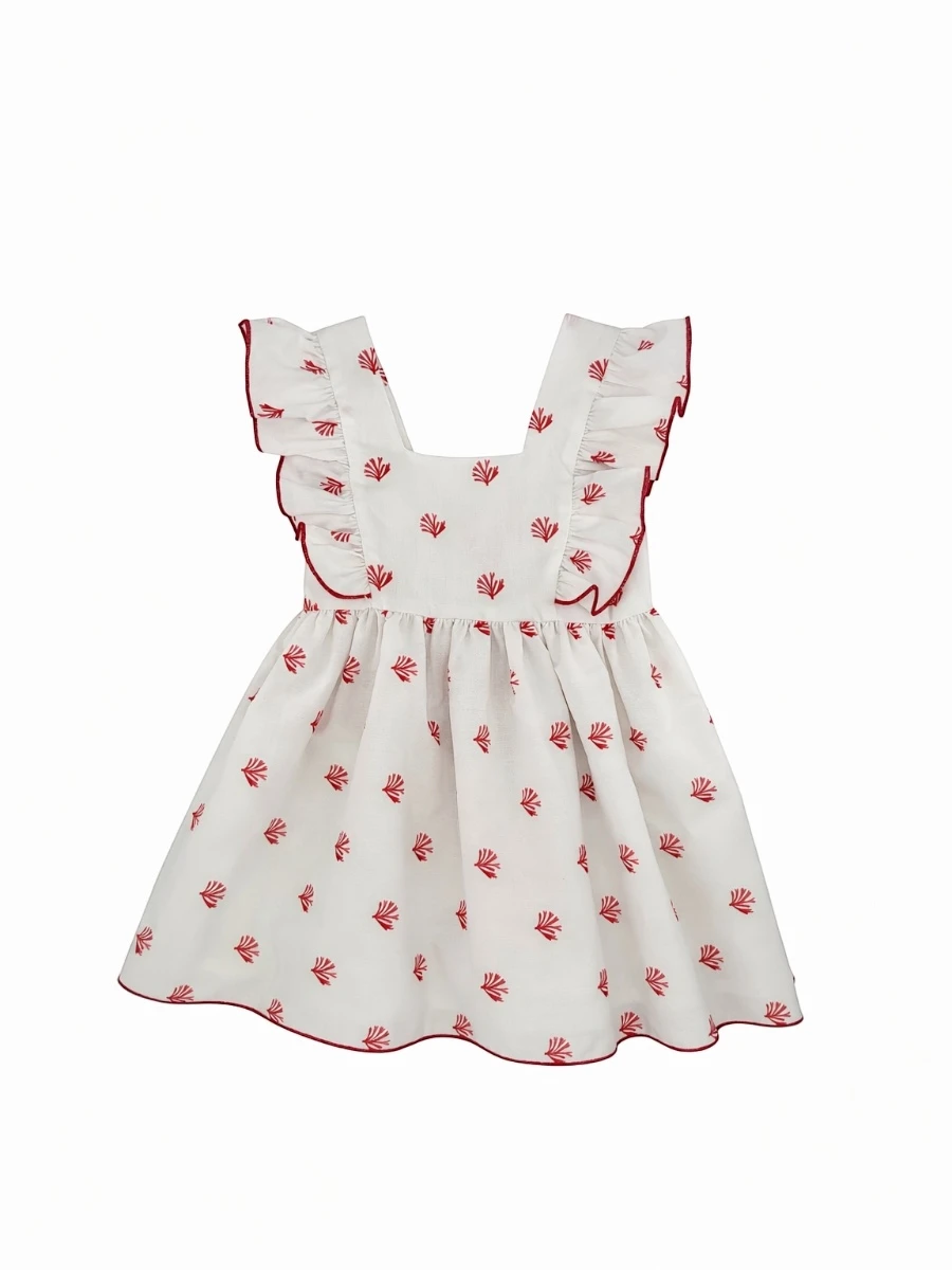 Vestido Reef corales tirantes con espalda descubierta y lazada de rayas - Imagen 5