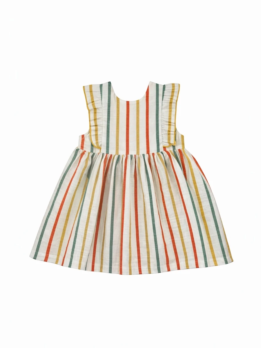 Vestido Sunny  rayas multicolor - Imagen 5