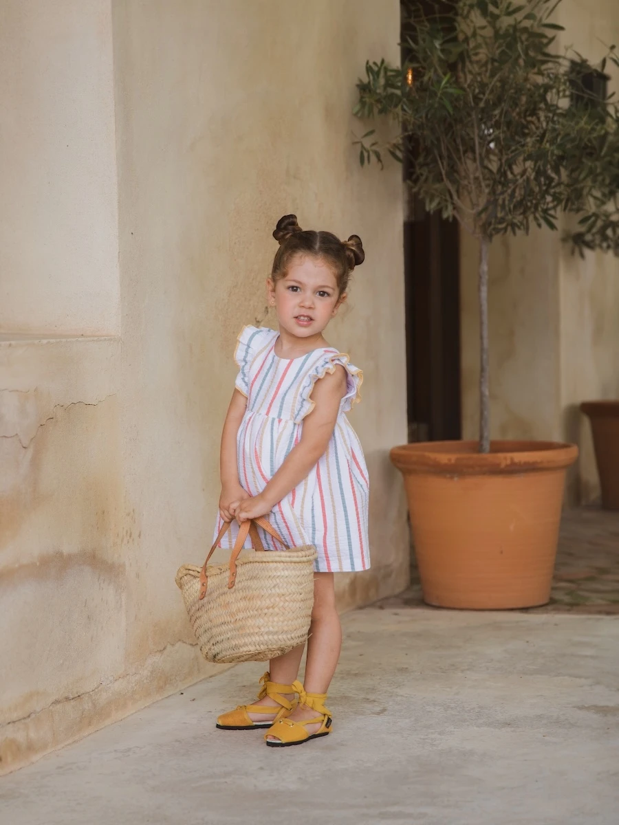 Vestido Sunny  rayas multicolor - Imagen 4