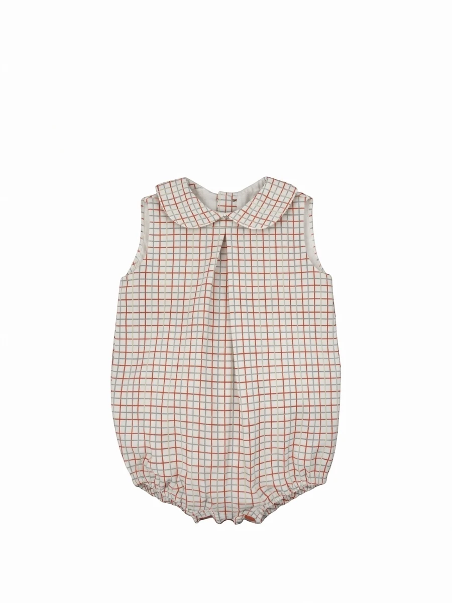 Pelele Seabed cuello bebe  cuadros - Imagen 2